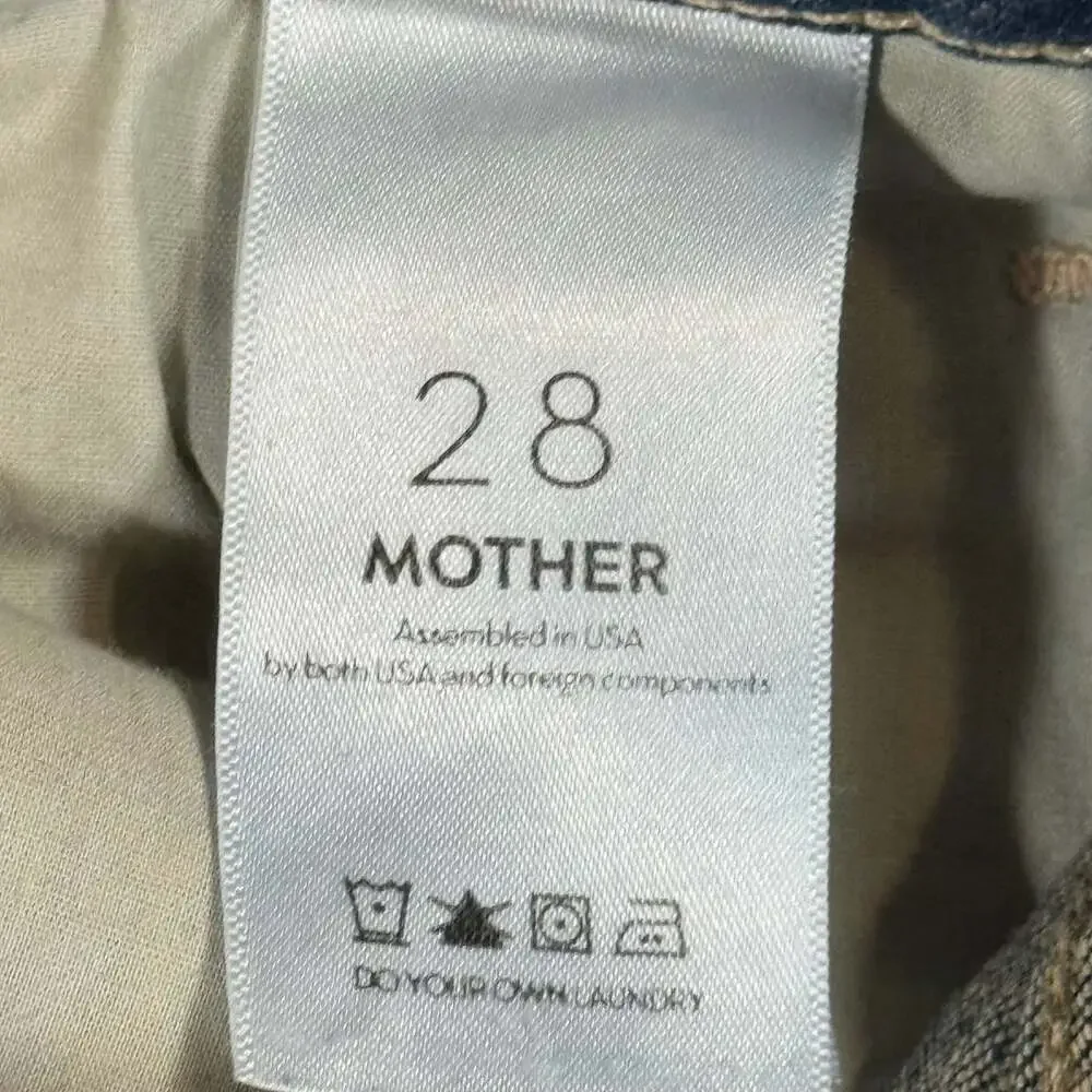 Mother Denim The Tripper Weekender Fray women’s size 28 dark wash - Picture 11 of 12